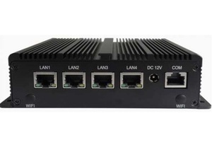 4LANS J4125 Fanless <strong>Embedded</strong> Mini Industrial PC <strong>Computer</strong> for Edge Computing IOT Gateway Support Windows10 OS - Product Image 3