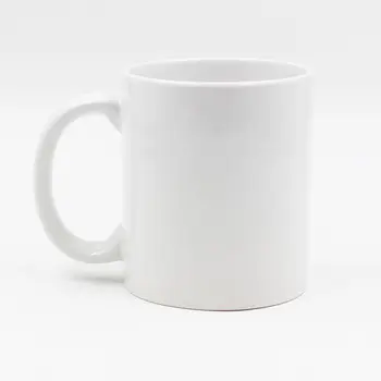 Caneca de café branco simples barato direto da china cerâmica/porcelana