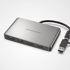 Winstars usb-c到计算机适配器四显示器 - Product Image 1