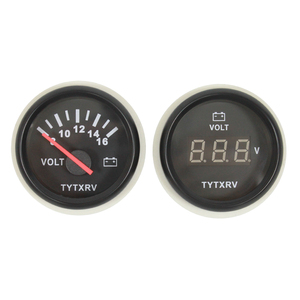 TYTXRV 9 ~ 32VDC Kiểu Con Trỏ Vôn Kế 24V Volt Mét 52Mm Điện Áp Đồng Hồ Đo Đối Với Auto Xe Tải RV Thuyền Du Thuyền - Product Image 6