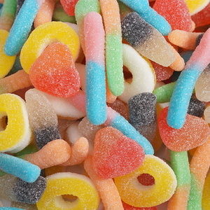 Amos kustom permen manis dilapisi gula rasa buah manis manis manis asam jeli permen <span class=keywords><strong>Gummy</strong></span> - Product Image 4