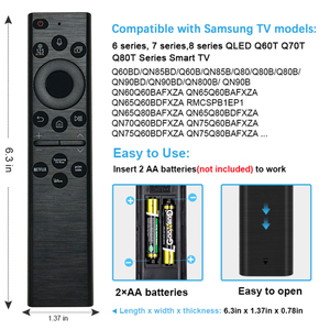 Huayu RM-G2300 V2 bằng giọng nói điều khiển từ xa phổ quát thay thế cho Samsung Smart TV Bn59-01385B - Product Image 5