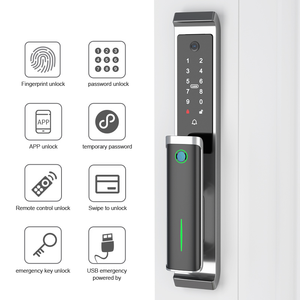 Fingerprint Door Lock Biometric Eye <strong>Scan</strong> Smart TTLOCK <strong>APP</strong> Fully Automatic Design Electronic Door Lock with Camera - Product Image 4