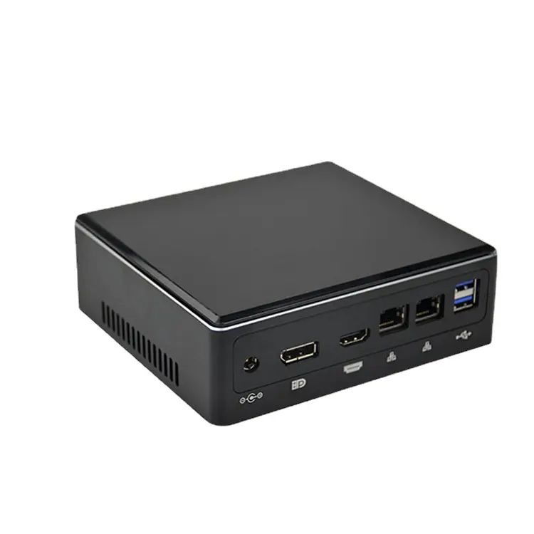 New PC barebones system dual lan mini portable thin client pc core i3 i5 i7 computers and desktops set with SD type-C slot