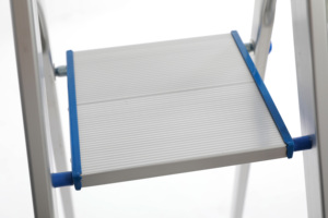 Yüksek kalite 5-Step Metal katlanır açık ve atölye kullanımı için alüminyum merdiven taşınabilir endüstriyel tasarım EN131 sertifikalı - Product Image 4