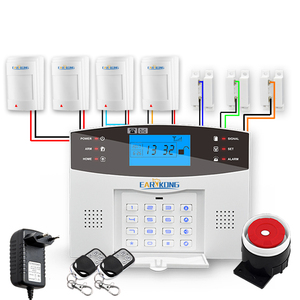 Intercomunicador con pantalla y teclado para el hogar, sistema de alarma de seguridad antirrobo inalámbrico GSM, 433MHz, M2B - Product Image 1