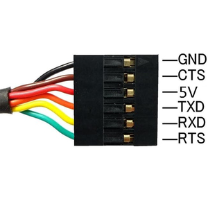Tdi usb-ttl串行电缆3.3V Uart转换器电缆，带Ftdi芯片Pl2303适配器