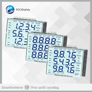 Display personalizzato HTN segmento positivo modulo Display LCD 7 segmento Display a prezzo eccellente 5.0V 12:00 Display a codice segmento - Product Image 2