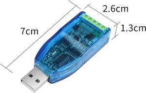 USB a RS485 modulo di comunicazione convertitore porta seriale adattatore con Chip CH340 per Windows 11 10 8 7 XP Mac OS - Product Image 6