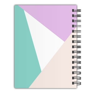 Stampa personalizzata quaderno per diario con pianificatore a spirale personalizzato a5 con copertina rigida colorata per affari scolastici