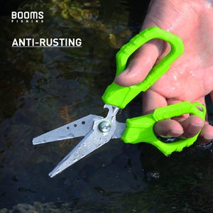 S04 thép không gỉ 6.1in màu xanh lá cây xách tay sraided dòng lưỡi câu cá cắt Clipper kéo mở Walnut Cracker chức năng - Product Image 6