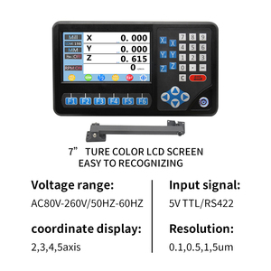 DITRON DRO 2/3/4/5 asse DRO Display 5V TTL / RS422 Encoder scala lineare LCD lettura digitale per tornio/fresatrice - Product Image 4