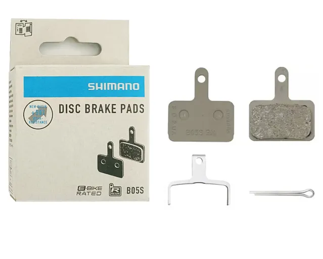 Shimano-pastillas de freno B05S originales, pastillas de freno de disco de resina para MTB MT200 M355 M395 M415 M445 M465 M495 M525 M575 C501 T615 M4050