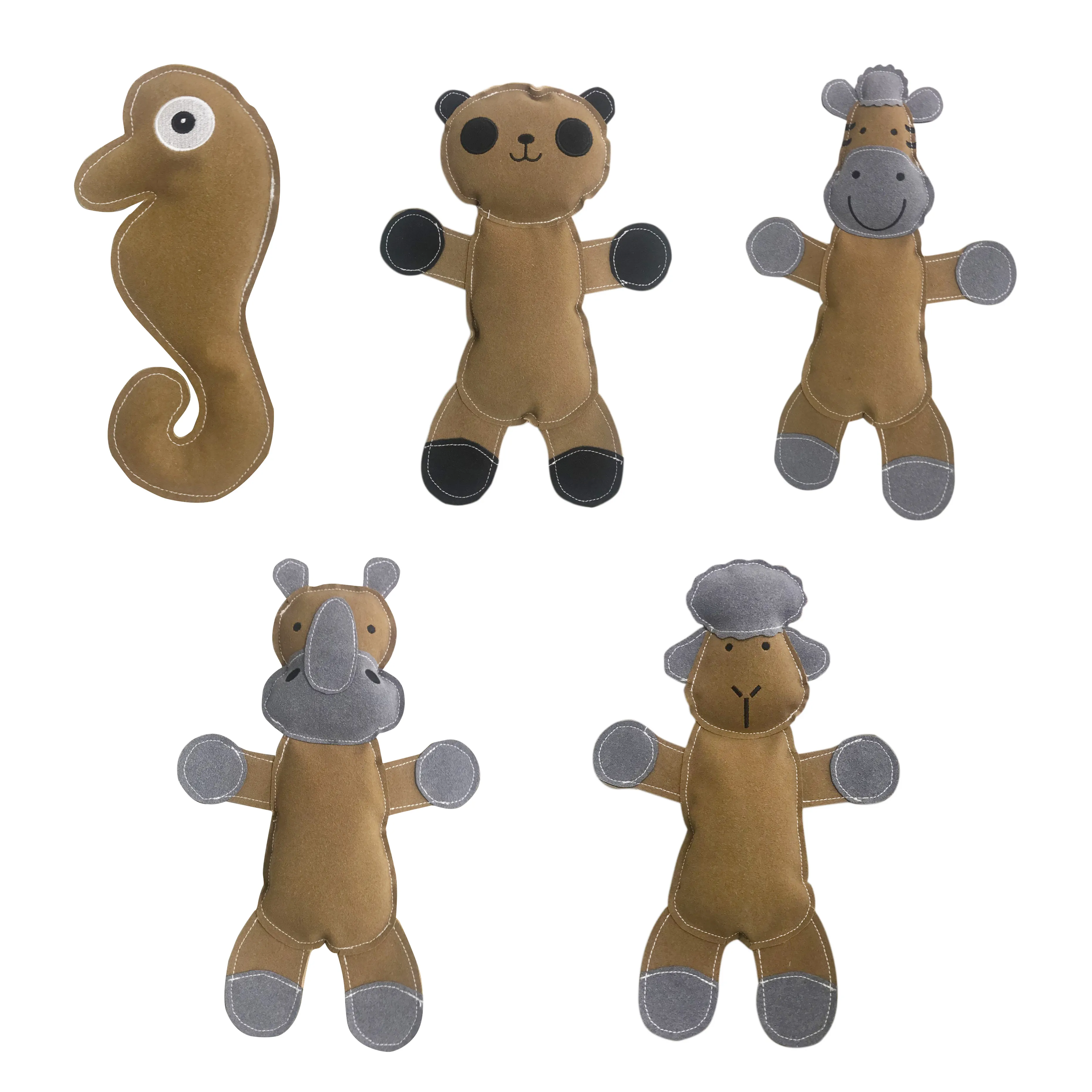 Fabrik benutzer definierte Leder Hund interaktive Spielzeuge Kauen Haustier Produkte