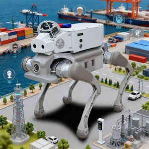 Görsel sistem ile akıllı programlanabilir Robot köpek güvenlik robotu yüz tanıma özerk engel kaçınma panoramik - Product Image 3