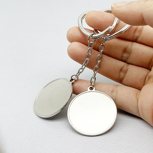 Corrente chave em branco Fabricante Atacado <span class=keywords><strong>Round</strong></span> Metal Keychain ODM OEM <span class=keywords><strong>Custom</strong></span> <span class=keywords><strong>Round</strong></span> Metal Keychain