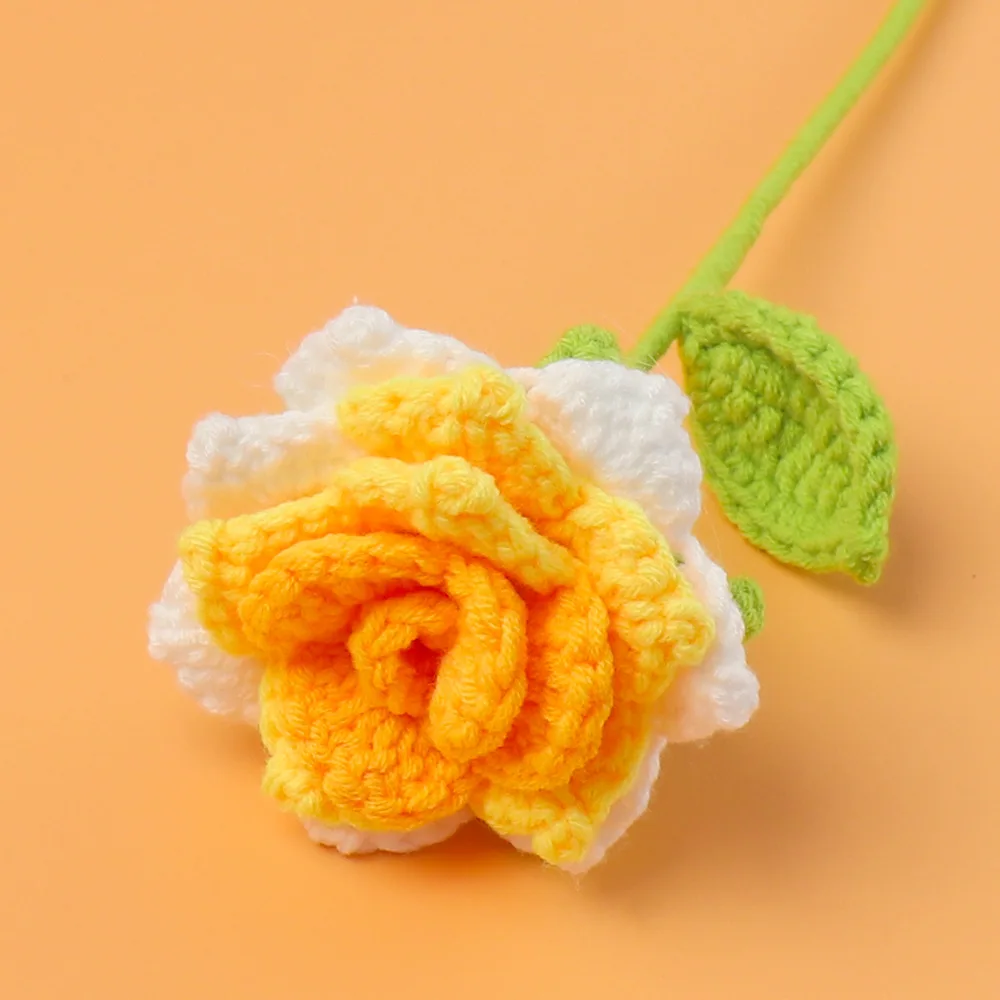 Ramas de rosa puntiagudas-amarillo degradado