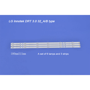 ใช้ได้กับไฟแบ็คไลท์ LED LG32LB552B-CA LG Innotek DRT 3.0 32 _ A/B ประเภท: ชุดหลอดไฟ6ดวงและแถบ3แถบ - Product Image 2