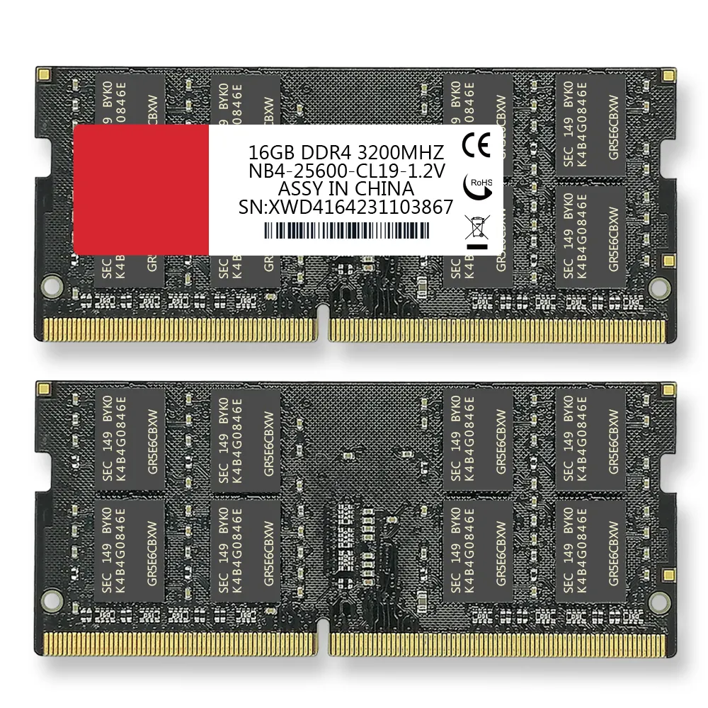 Grosir Ddr3 Ram Ddr4 4gb 8gb 16gb Ddr3l Memoria Laptop 1333 1600 2400 2666 2133 Ram 204pin Notebook memori Sodimm