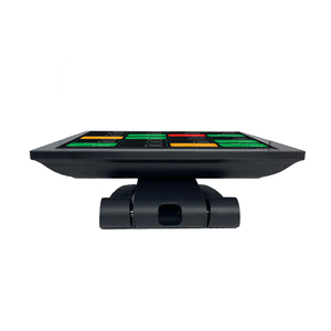 Exceptional Service 15-inch Black Foldable POS with Dual Touch Screen Functionality fold stand