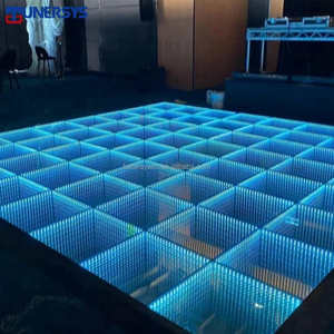 TUNERSYS P18 CM LED Sound Active DMX512 Video Star Cloth RGB Vision Curtain RGB <strong>Software</strong> Curtain for DJ Booth Matrix - Product Image 2