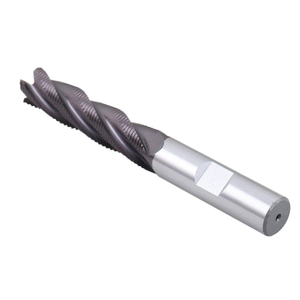 Accusize dia 40mm End Mill 235mm uzun yuvarlak shank katı karbür tct freze kesici