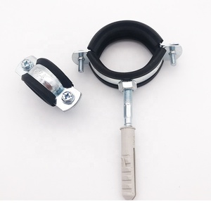 <strong>2025</strong> M8 Pipe Clamps with Rubber Ningbo Manufacture Hose Clip Quick Release Clamp of Nut M10 <strong>Fixing</strong> Pipe Tube - Product Image 3
