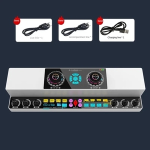 Kit de Equipo de Estudio Grabación USB profesional Transmisión en vivo Interfaz de audio Cambiador de voz Tarjeta de sonido Tik Tok - Product Image 5