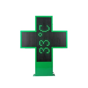 RGB-Programm Zeit Text Temperatur Video LED Apotheke Kreuz schild Bildschirm LED-Anzeige im Freien - Product Image 5