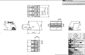 DEGSON TS2.5電子変圧器ターミナルブロック2ウェイプラグインPCB接続タイプ - Product Image 2