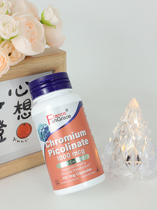 Пиколинат хрома 1000 Mcg кофактор инсулина поддерживает здоровый метаболизм глюкозы 100 капсул - Product Image 5