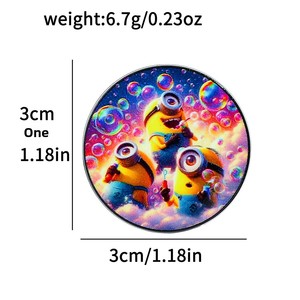 Chất Lượng Cao Cho Tay sai Kim Loại Huy Hiệu Châu Âu Mỹ Phim Phim Hoạt Hình Men Trâm Phụ Kiện Pin Kỹ Thuật Số Sắt Mạ Khắc - Product Image 6