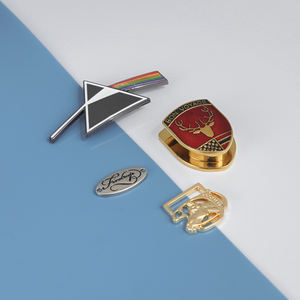 Biển tên khắc chữ YHG bằng hợp kim kẽm đồng thau, thân thiện với môi trường, nhãn kim loại tùy chỉnh logo cho quần áo, áo khoác - Product Image 2