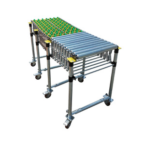 Alta eficiencia de nylon rueda de patín flexible transportador de rodillos de gravedad para la carga y descarga de camiones - Product Image 4