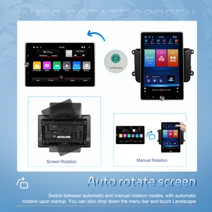 Podofo 10,4 ''Android 2 + 64G rotación automática Radio de coche CarPlay/Android Auto/GPS/WiFi/RDS para VW/PASSAT/SKODA/POLO/OCTAVIA/GOLF - Product Image 5