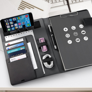 Business A4 Manager File Folder for <strong>Documents</strong> Conference Travel Padfolio with Elastic Cellphone Stand Rack <strong>Notebook</strong> - Product Image 2
