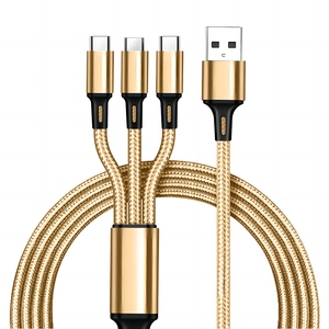 สายชาร์จอเนกประสงค์3 in 1, สายชาร์จ USB Type C สายชาร์จพอร์ต USB อเนกประสงค์ - Product Image 2