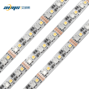RGBCCT светодиодные полосы WS2812 RGBCW SMD 5050 RGB с ИС смарт-полосками, цифровой пиксель, гибкие светодиодные полосы света - Product Image 1