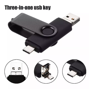 3 in 1 OTG USB แฟลชไดรฟ์3.0 3.1สำหรับแอนดรอยด์ชนิด C Type-C USB แฟลชดิสก์โลหะ pendirve 128GB 64GB โรงงาน - Product Image 5
