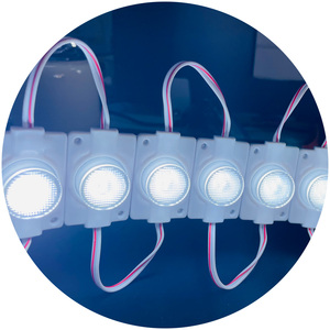 Yan görünüm DC12V kenar yaktı LED modülü Smd3030 garanti yüksek güç reklam için 2w 45*15 derece LED modülü ışık kutusu - Product Image 5