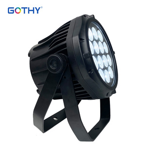 Gothylight LEDパー14x10 RGBWまたはRgbwauvライト14 LEDチップ10wプロフェッショナル4 in 1アルミニウムRGBパー64ライト - Product Image 5