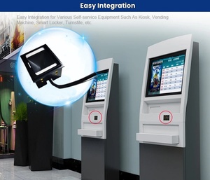 Lector de pasaporte de tarjeta de identificación de Control de acceso automático para exteriores, escáner de código de barras QR 2D integrado de 1,3 megapíxeles para torniquete - Product Image 6