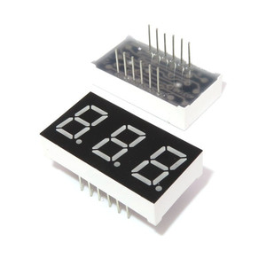 LED-Modul für elektronische Komponenten 0,4 Zoll 7-Segment-LED-Anzeige 3-stellig 12-polig