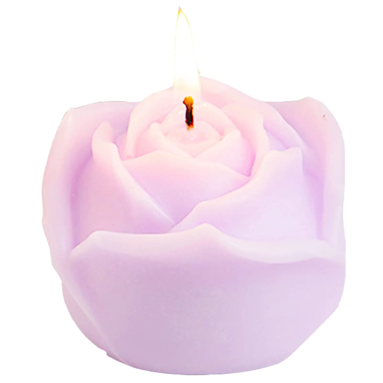 WANHUA bengalas favores de fiesta nombre personalizado credo de cerámica griega aventus mini velas en forma de rosa personalizadas