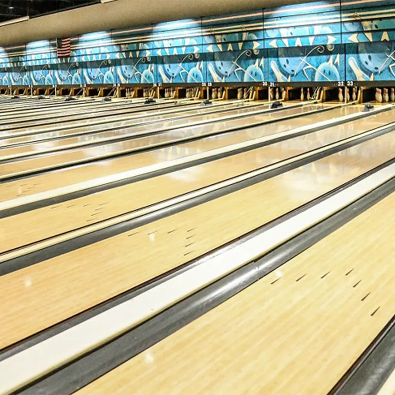Casa interna di lusso formica dieci pin pista da bowling corsia in vendita cina