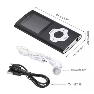 Hot Metal Slim MP3 <strong>MP4</strong> <strong>Player</strong> 4th 1.8 Inch LCD Support Memory Card Screen Portable FM Radio Music Video <strong>Player</strong> - Product Image 4