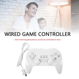 จอยควบคุมสำหรับเกม Wii จอยสติ๊กสำหรับ Nintendo Wii จอยควบคุมเกมแบบมีสายคลาสสิกรุ่นที่สอง - Product Image 5