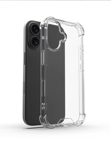 100% 完璧なフィットケースiPhone 16用クリアスリムフィット傷防止ソフトTPU PC透明カバーiPhone 16 Pro Max 16 Plus用 - Product Image 3