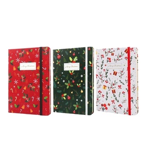TTX Venta al por mayor A5 Escritura Impresión personalizable Cuaderno de notas Juego de regalo de Navidad Diario Cuaderno con logotipo personalizado