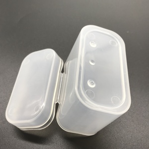 高品质节省空间迷你透明优质塑料盒PP储物盒带盖 - Product Image 5